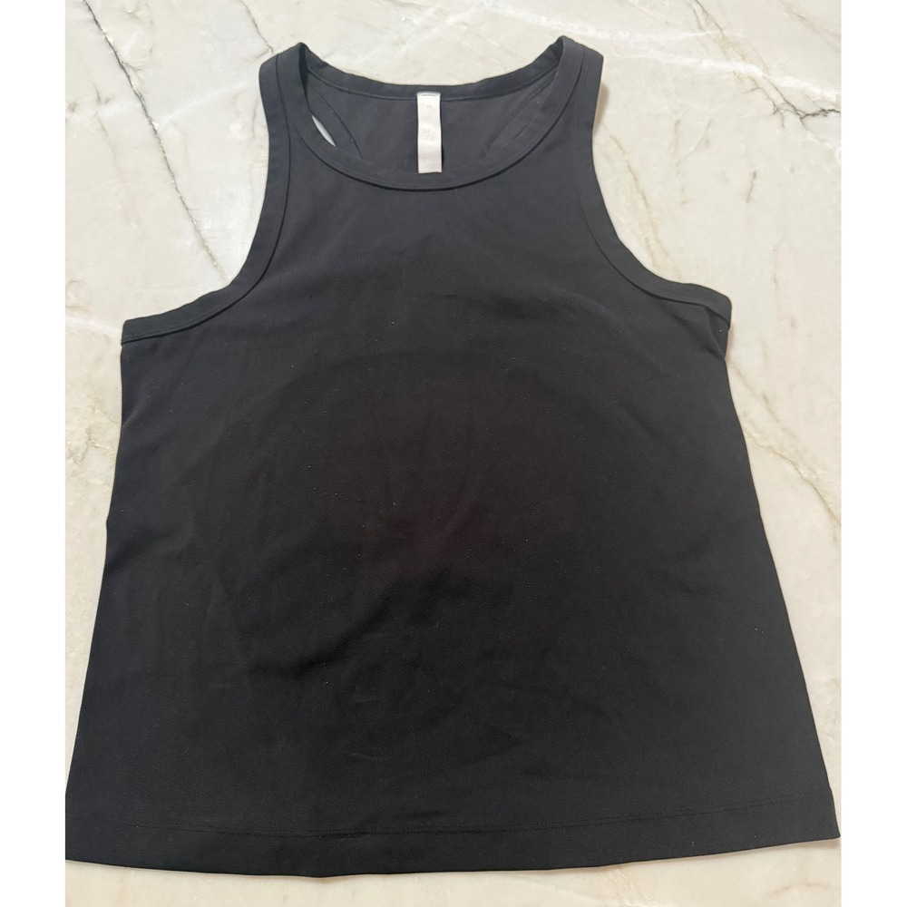 Lululemon Swiftly Tech Racerback Tank Top 2.0 Black Size 10 Slim Fit Workout